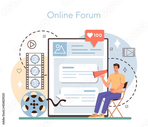 Film director online service or platform. Movie director leading