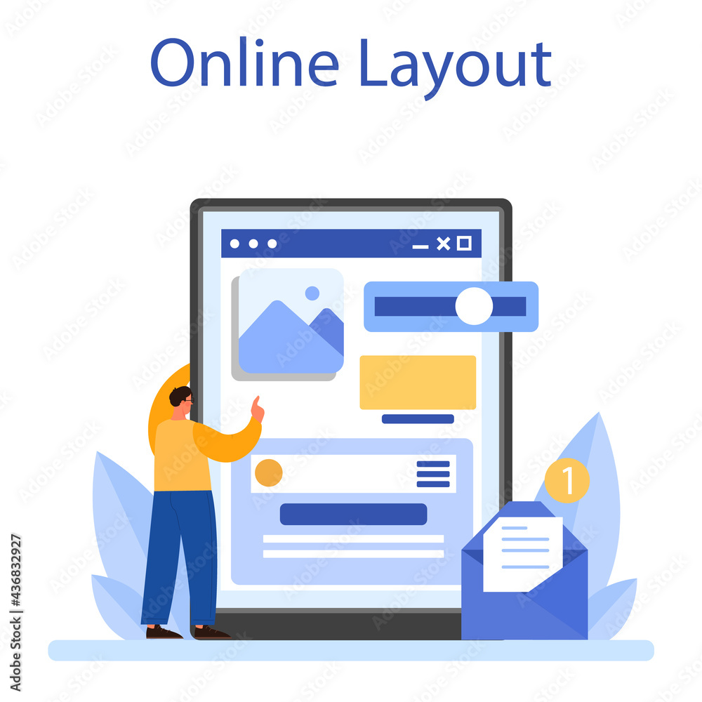 Content filling online service or platform. Making responsive Content filling online service or platform. Making responsive