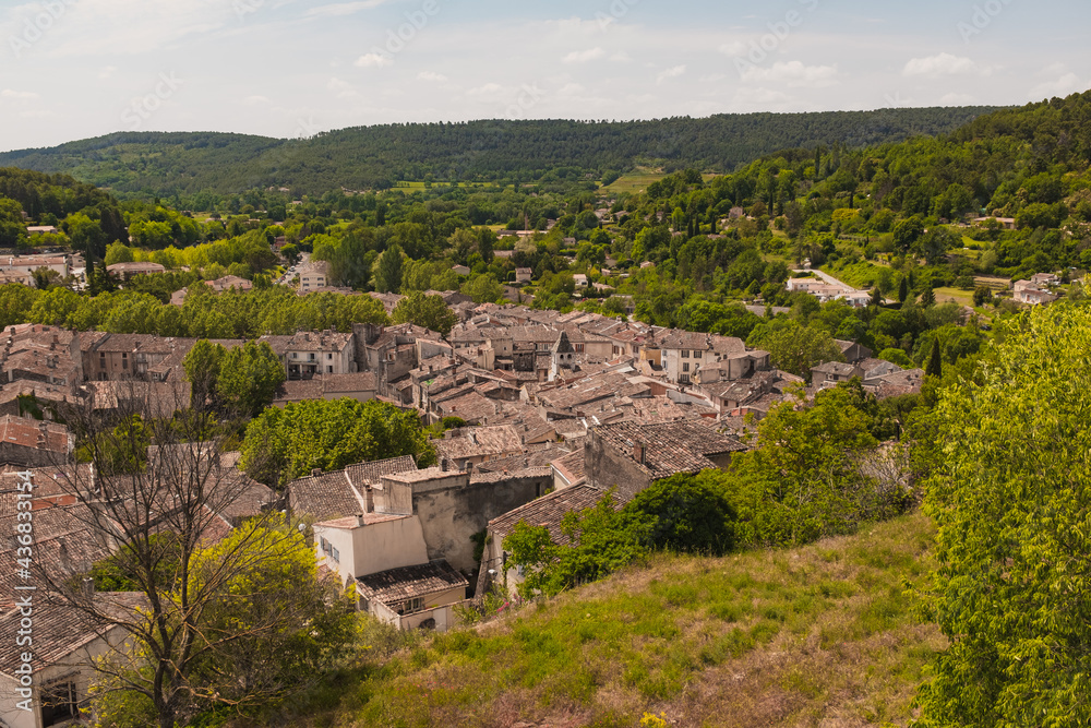 view of the village in French Provence