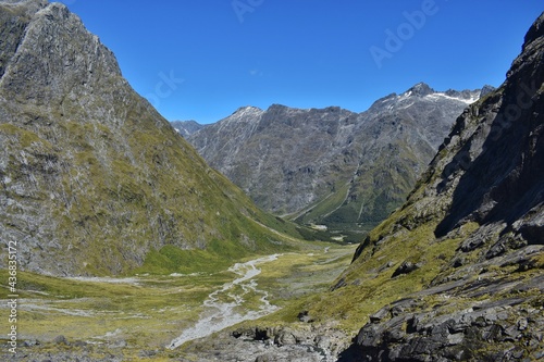 New Zealand, Gertrude Saddle is short but challenging hike which takes you to a high alpine pass with awe-inspiring views of Milford Sound and the surrounding peaks. 