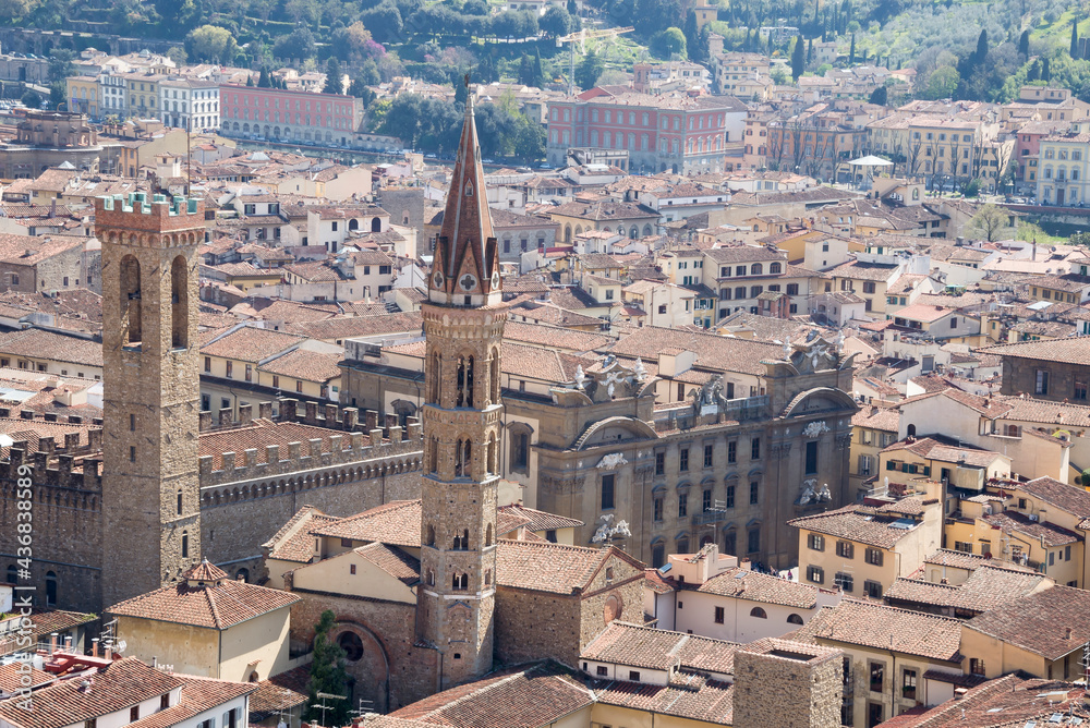 View of Florence from the campanile Giotto