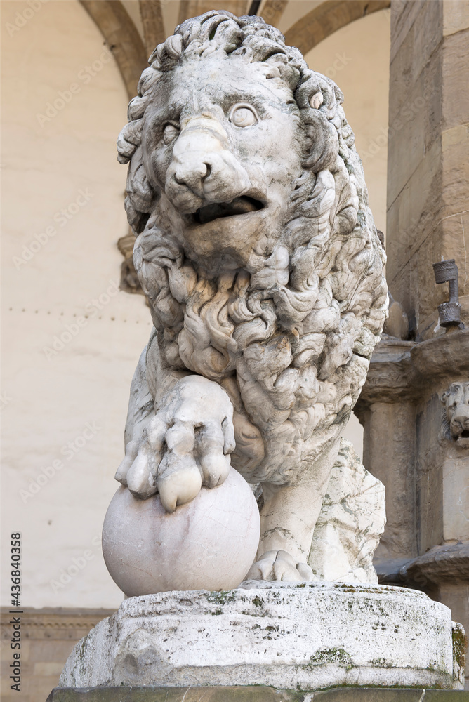 One of the Medici lions.