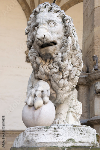 One of the Medici lions.