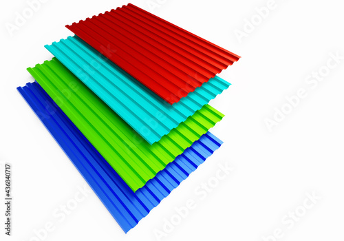 Roof panels. Polymer coated...