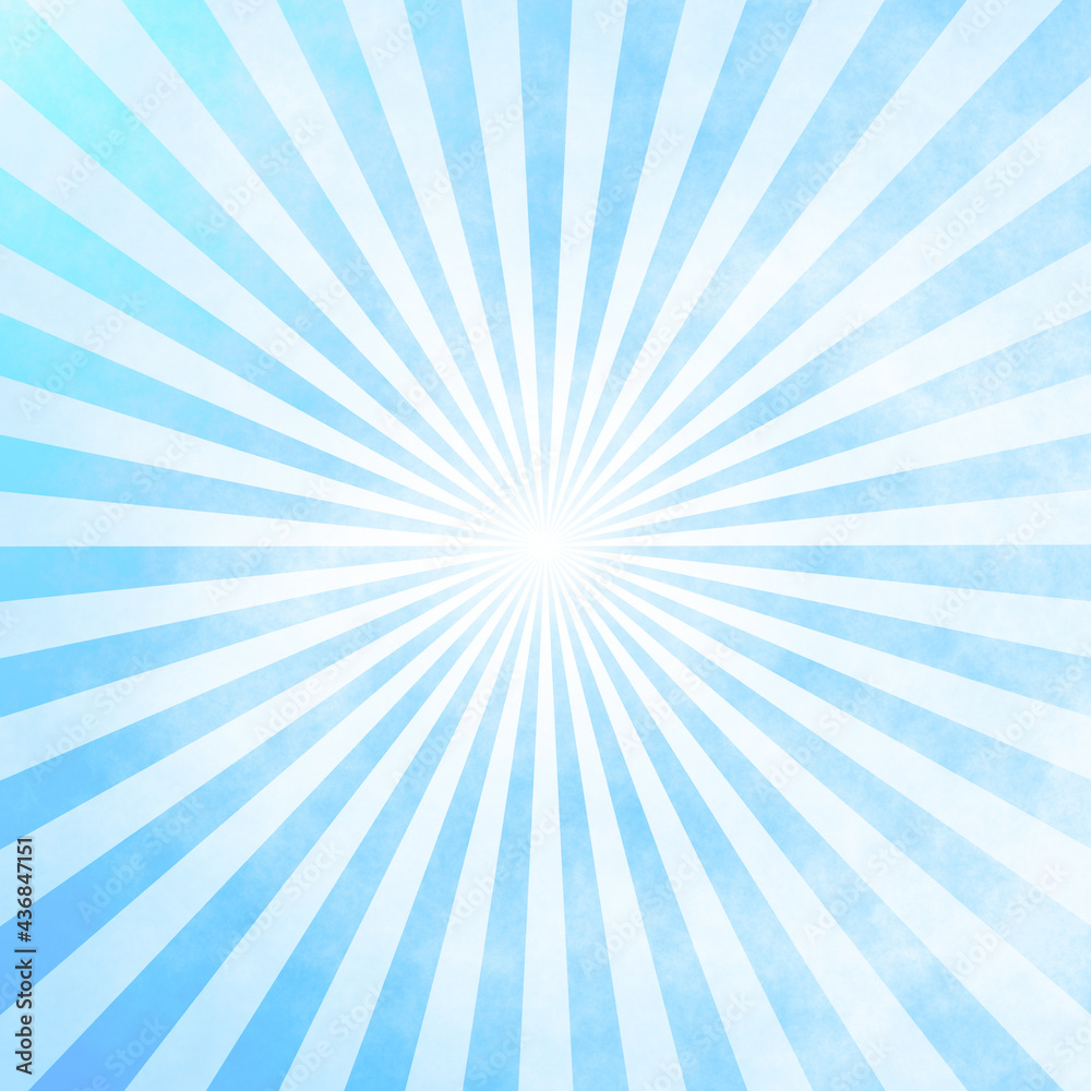 Blue and white Sunburst Pattern Background. Rays. Sunburst background. Blue and white radial background. Blue and white Sunburst Pattern Background. Rays. Sunburst background. Blue and white radial background.