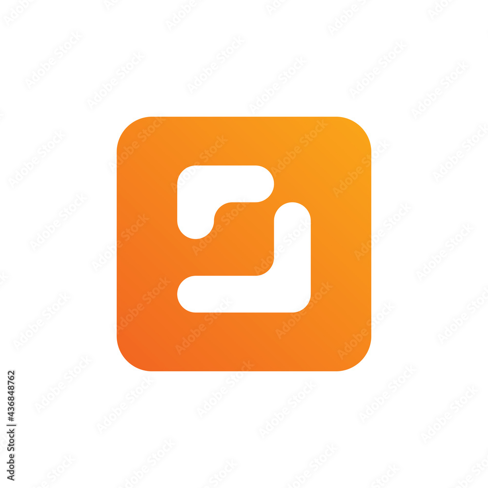 Alphabet J logo icon, modern style logomark - Vector Alphabet J logo icon, modern style logomark - Vector