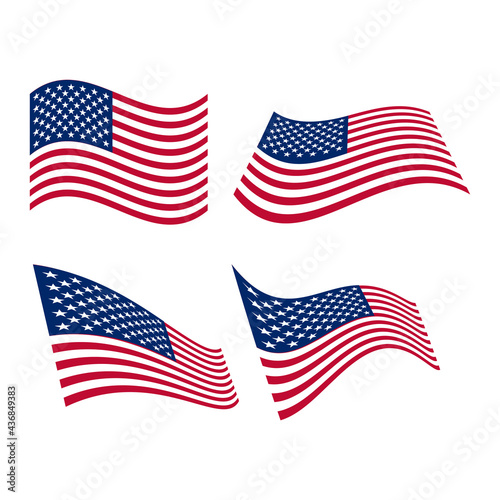 4 july independence day of USA vector image