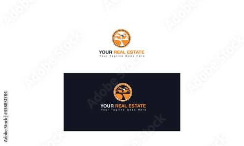 Real Estate Logo Design Template for Your Business or Service