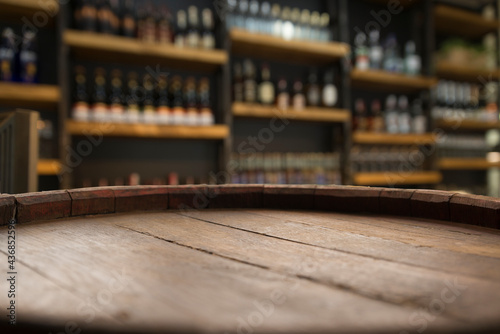 Wine barrels in wine-vaults in order