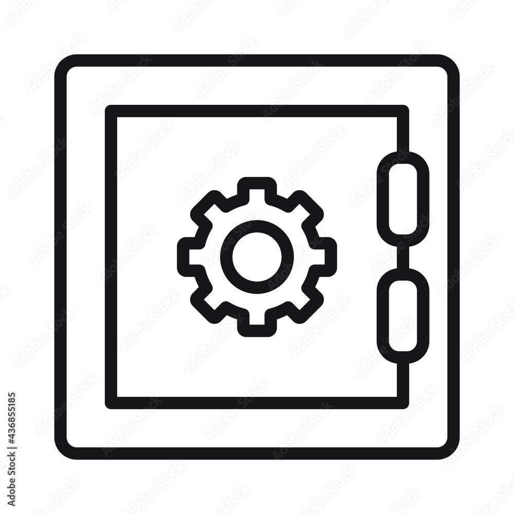 bank safe icon. symbol set symbol vector elements for infographic web. bank safe icon. symbol set symbol vector elements for infographic web.