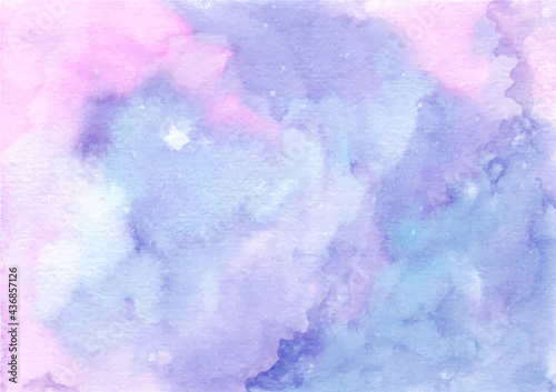Watercolor pastel purple pink abstract texture background