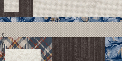 digital wall tiles for bathroom tiles and background.