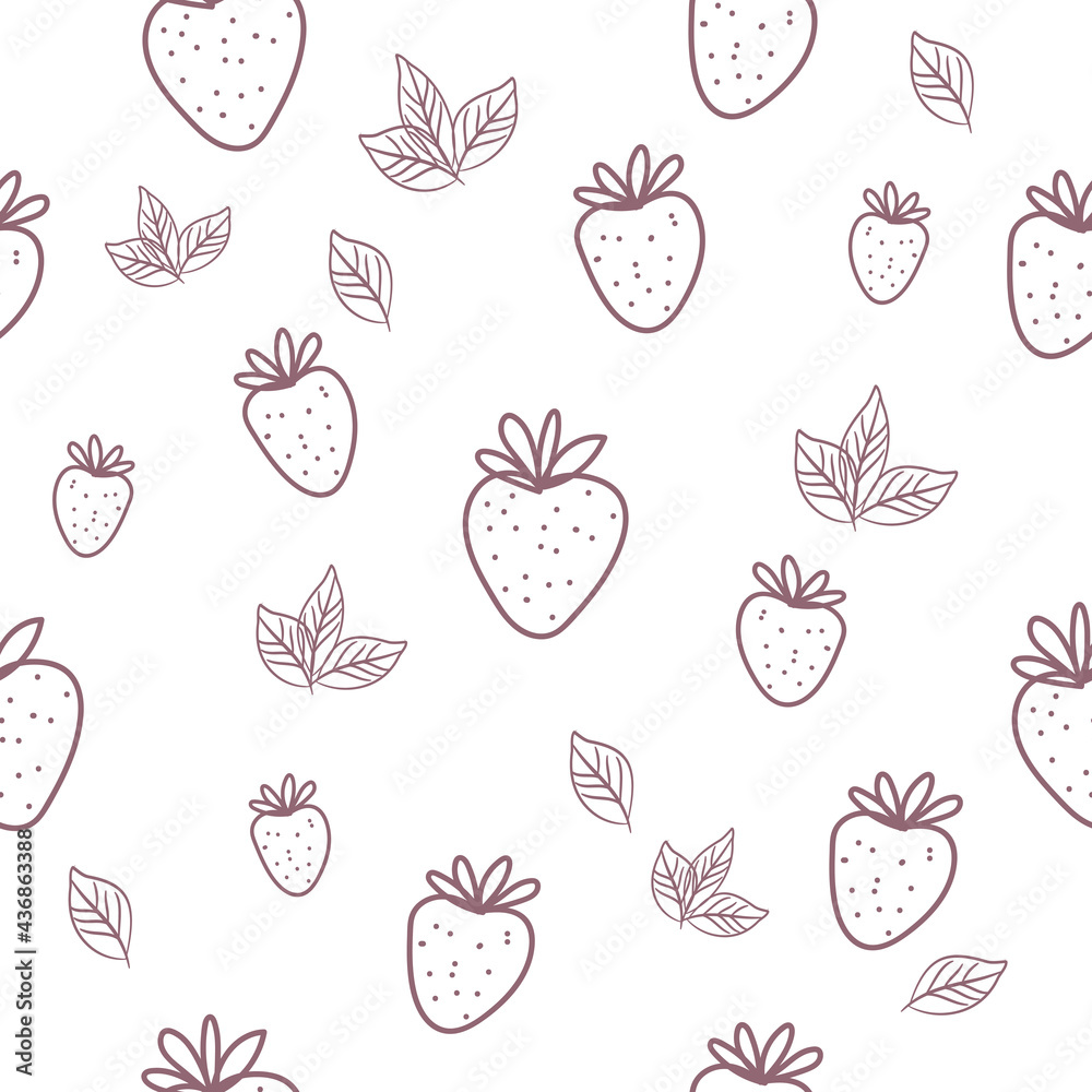seamless pattern with strawberries vector drawing, white background , strawberry fruits and leaves
seamless pattern with strawberries vector drawing, white background , strawberry fruits and leaves