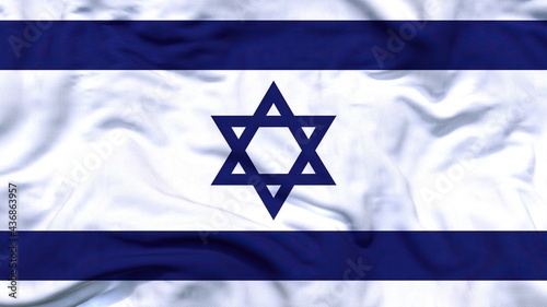 flag of Israel 4k 