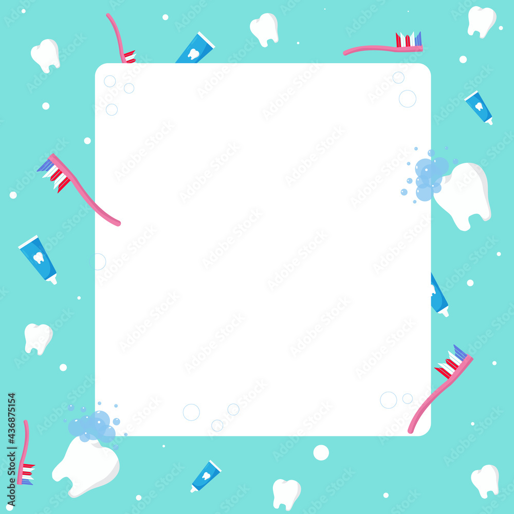 Tooth. Teeth. postcard dentist. Background for the business card. Background for notes. Frame on the theme of dentistry. Tooth. Teeth. postcard dentist. Background for the business card. Background for notes. Frame on the theme of dentistry.