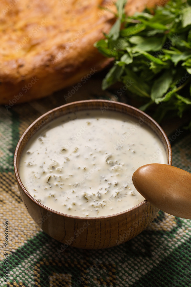 Azerbaijan traditional national cuisine, dovga Azerbaijan traditional national cuisine, dovga