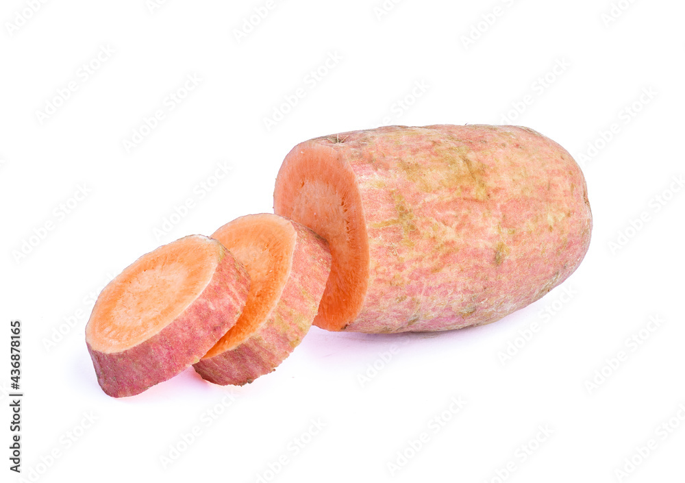 Sweet potato isolated on white background Sweet potato isolated on white background