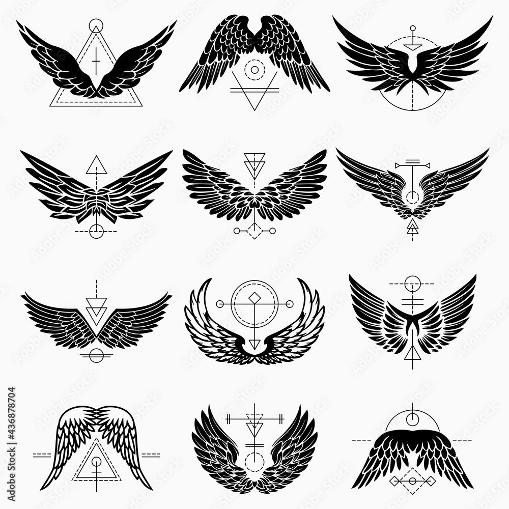 Latest 60 Angel Wings Tattoo Designs (2023) - Tips and Beauty-cheohanoi.vn