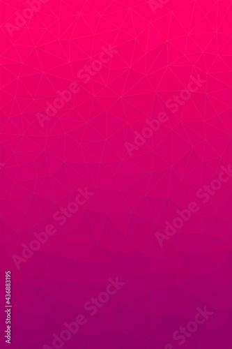 Abstract polygonal geometrical background with color gradient. Minimalistic modern design. Stock illustration for web and print, background and wallpaper.