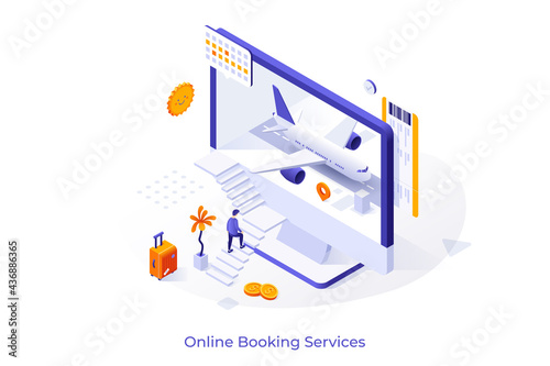 Isometric Vector Illustration For Website