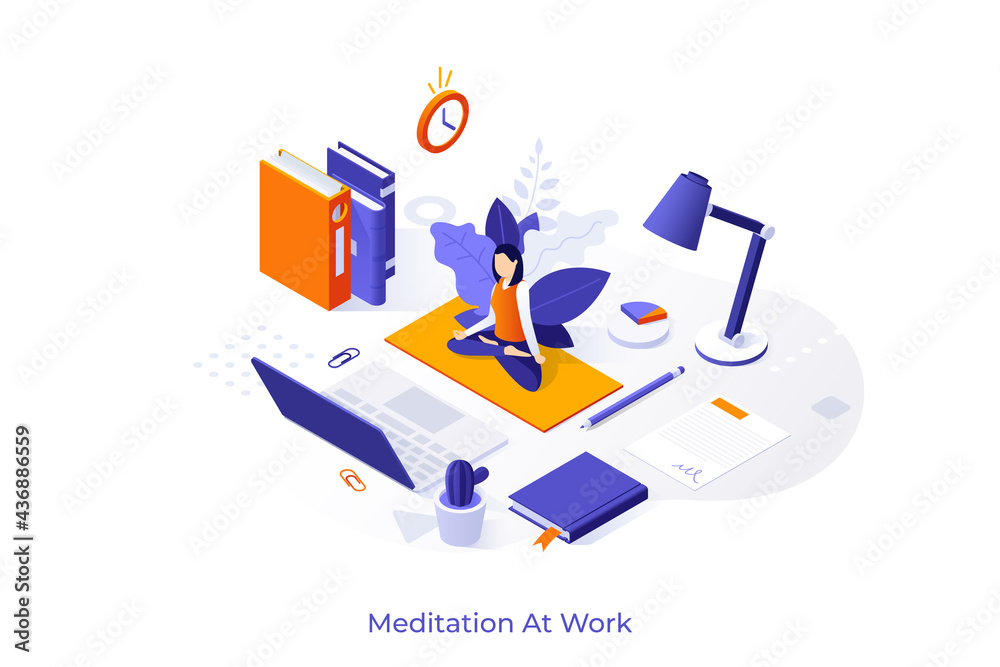 Fototapeta premium Isometric Vector Illustration For Website