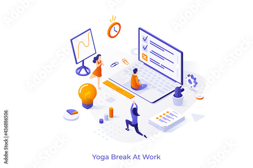 Isometric Vector Illustration For Website