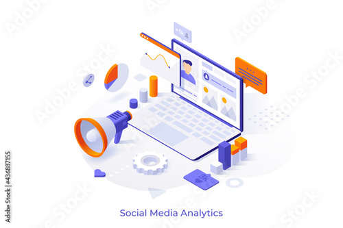 Isometric Vector Illustration For Website