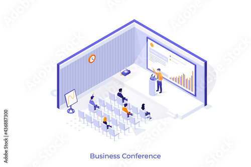 Isometric Vector Illustration For Website