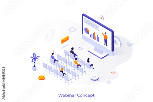 Isometric Vector Illustration For Website