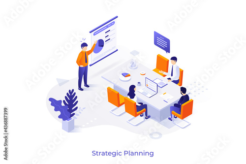 Isometric Vector Illustration For Website