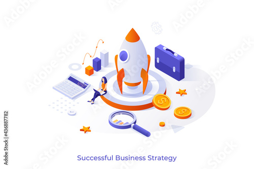 Isometric Vector Illustration For Website
