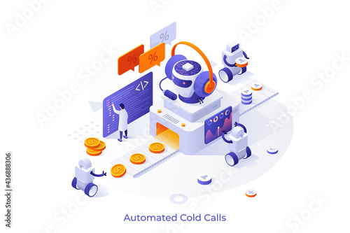 Isometric Vector Illustration For Website