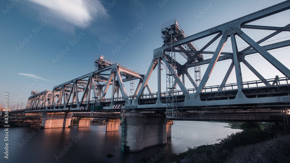 A high speed railway bridge