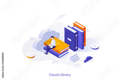 Isometric Vector Illustration For Website