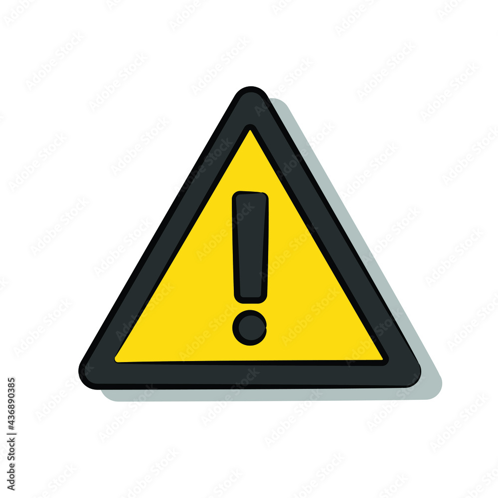 Danger zone in drawing style isolated vector. Hand drawn object illustration for your presentation, teaching materials or others. Danger zone in drawing style isolated vector. Hand drawn object illustration for your presentation, teaching materials or others.