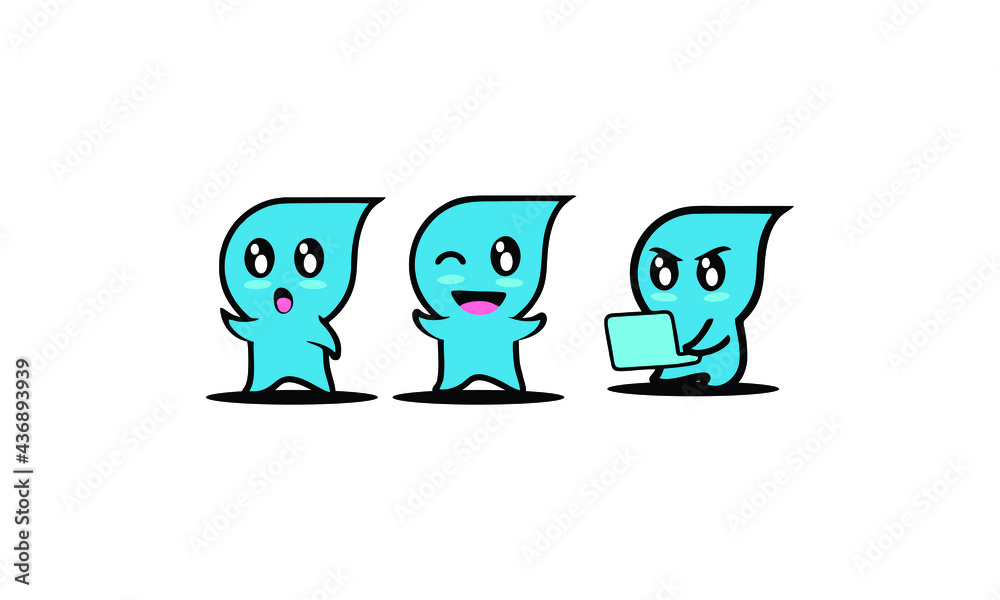 Obraz premium three character set