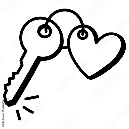 Heart Keyring

