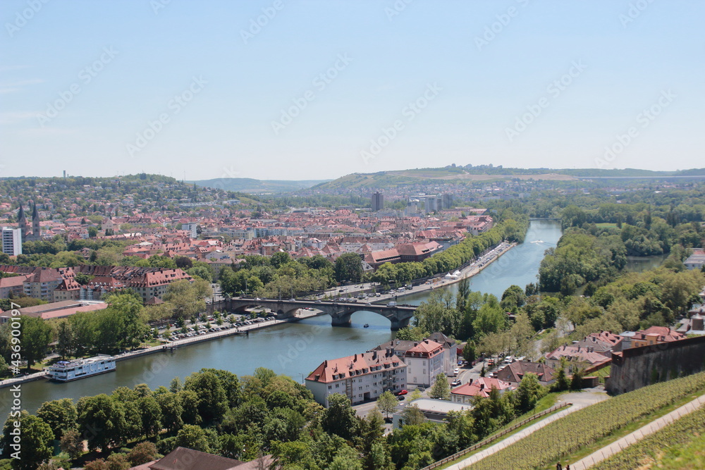 Summer in Würzburg with its beautiful river Main