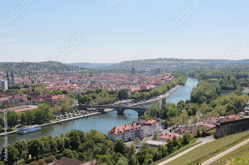 Summer in Würzburg with its beautiful river Main