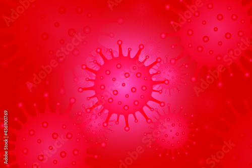 covid-19, coronavirus influenza background vector. covid-19 high-resolution background.