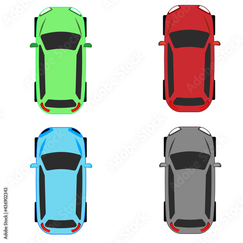 Auto Oben Vector SVG