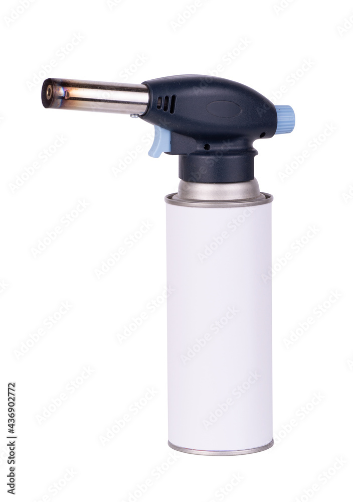 flame gus burner or blowtorch isolated on white background flame gus burner or blowtorch isolated on white background