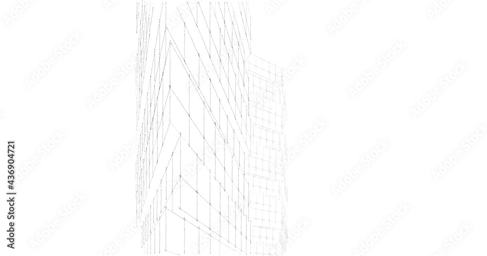 abstract architecture digital background 3d illustration abstract architecture digital background 3d illustration