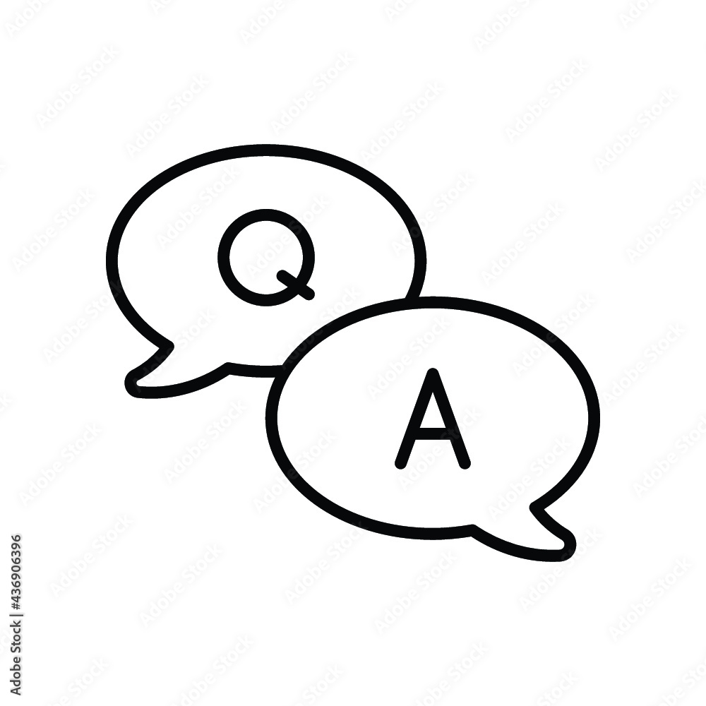 Fototapeta premium Faq icon