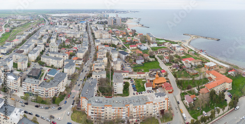 Aerial view of Mangalia, Romania