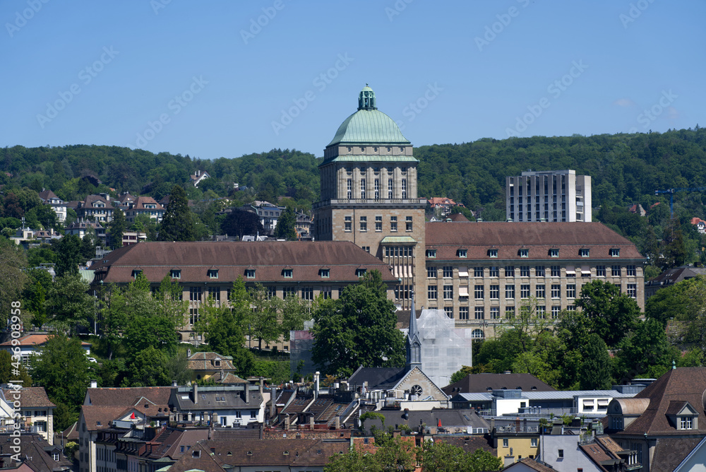 University of Zurich UZH, main campus (UZH Zentrum). Photo taken June 1st, 2021, Zurich, Switzerland.