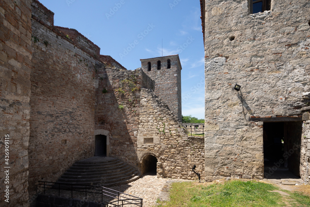 Baba Vida Fortress at the coast of Danube river in town of Vidin, Bulgaria