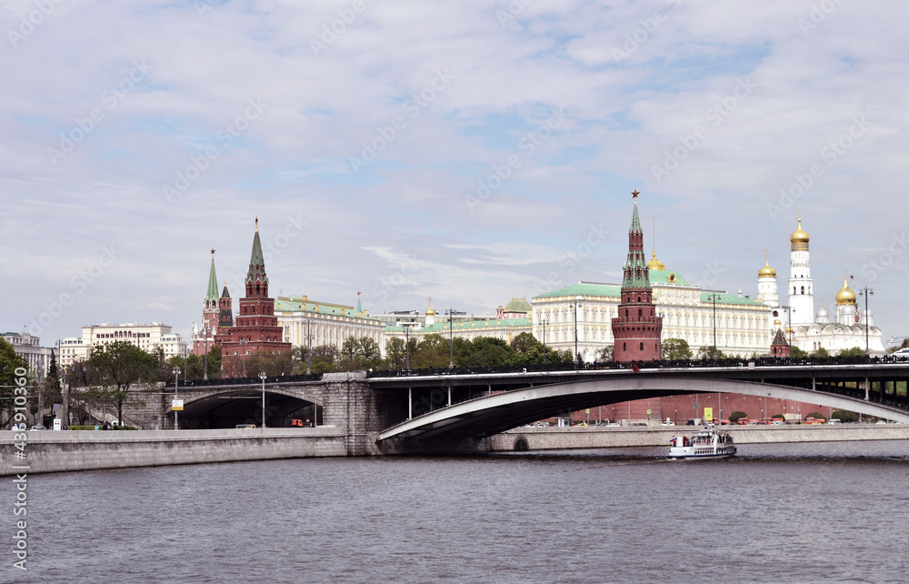 the Kremlin bridge Moscow