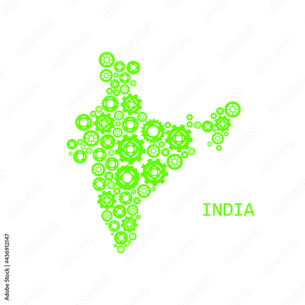 India map. India map for your design. Stock Vector | Adobe Stock