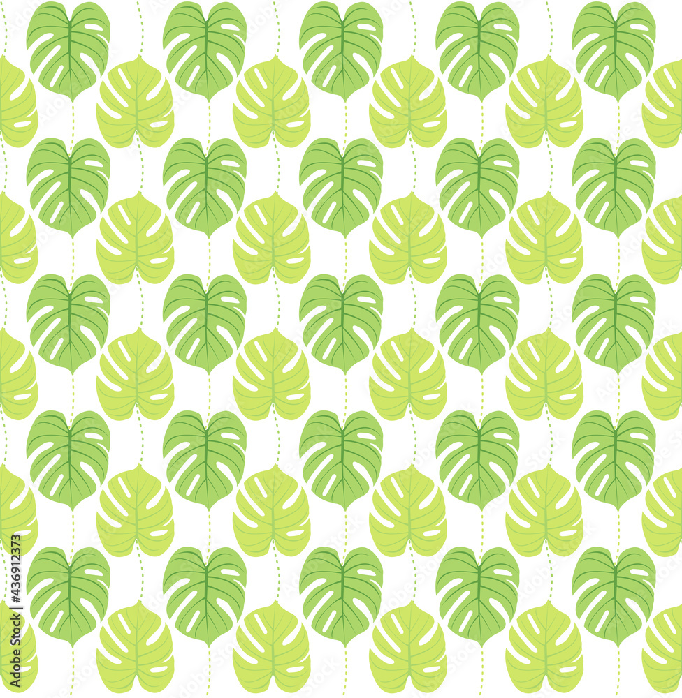 seamless pattern with green leaves seamless pattern with green leaves